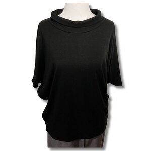 REITMAN's Black turtleneck dolman sleeve top ~ LARGE XL 1X XXL 2X sweater shirt
